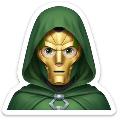 Doctor Doom with most villainious sticker