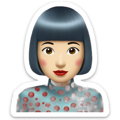 yayoi kusama sticker