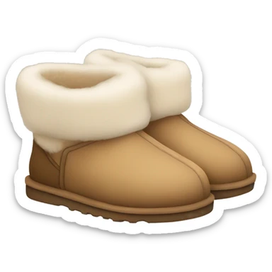 UGG slippers  sticker