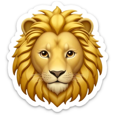 Aslan kafası üstünde gs yazsın sticker