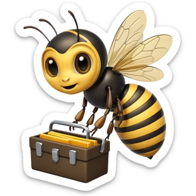 make bee Essential Tools sticker