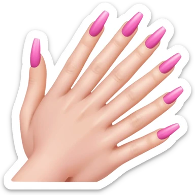 Nail appointment sticker