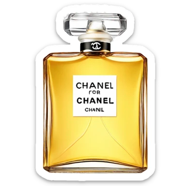 Chanel perfume sticker