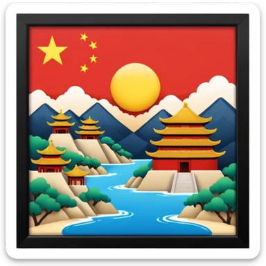 China’s rise as a global superpower sticker