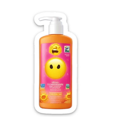 Lotion of tanning liquid  sticker
