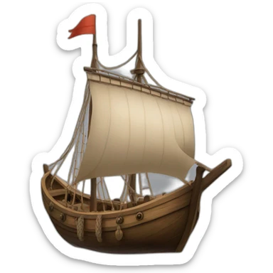 Barco vikingo sticker