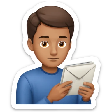 read mailpaper with no rection man sticker