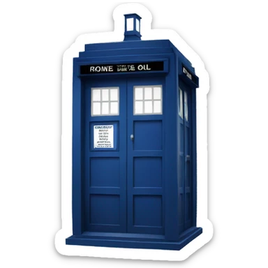 tardis sticker