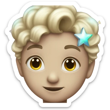 Iridescent twinkle sticker