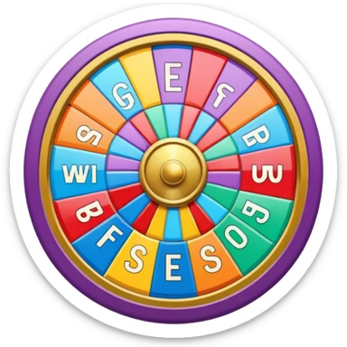   wheel of fortune game board sticker