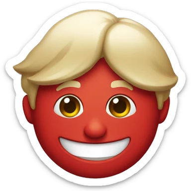 hilo rojo en forma de corzon sticker