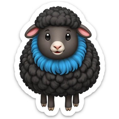 black sheep dancing sticker