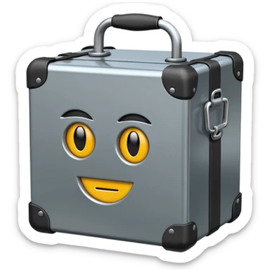 caja fuerte de metal sticker