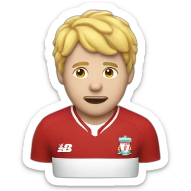 crying liverpool fc supporter sticker