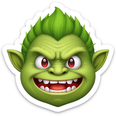 troll emoji sticker