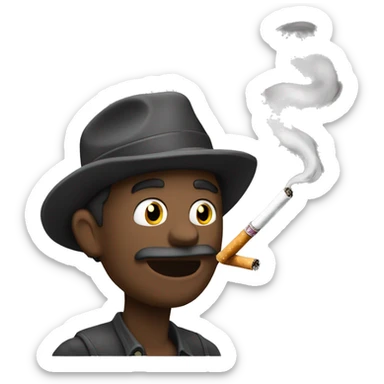 Jacksboro Smoking a cigarette ￼ sticker