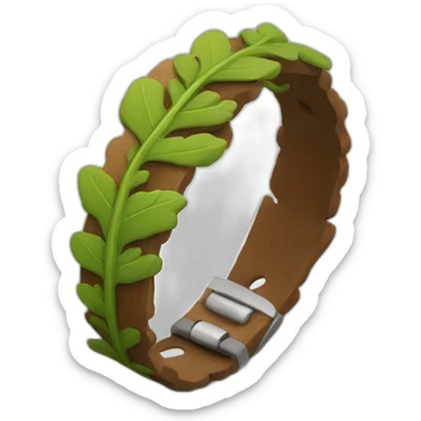 bracelet with oak leaf sticker