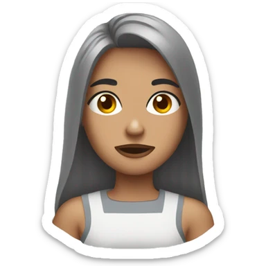 cara de hambre sticker