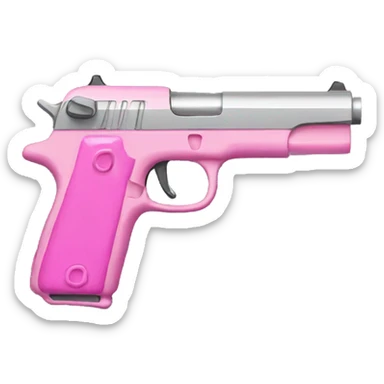 Pink pistol sticker