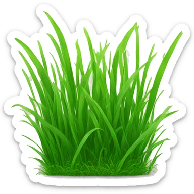 Grass sticker