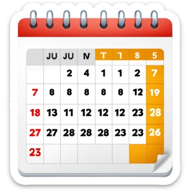 July 12 date sticker