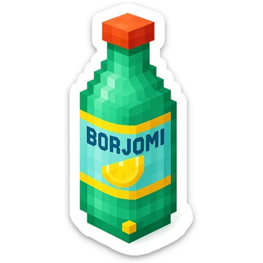 Borjomi lemonade sticker