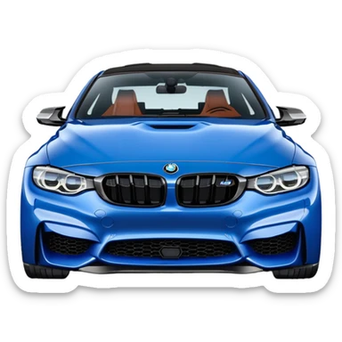 Bmw M4 g80 front sticker