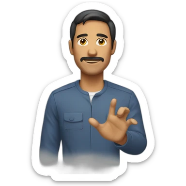 creación de Adán manos sticker