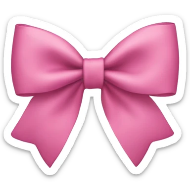 Hair bow sticker
