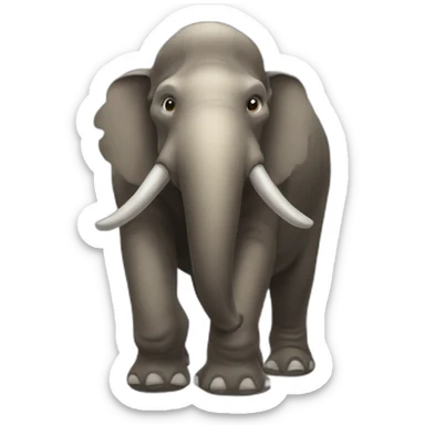Mamouth sticker