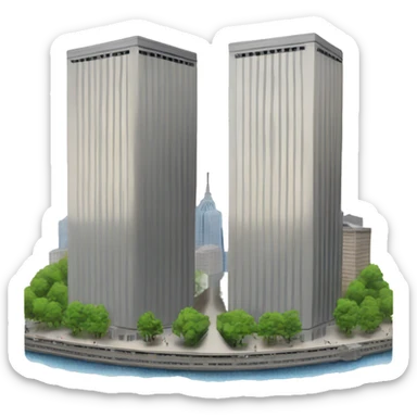 World Trade Center Twin Towers sticker