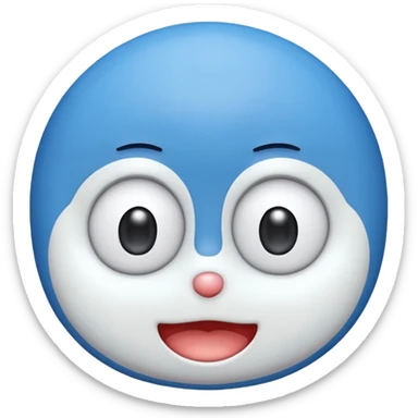 Make some emoji which looks like a pretty doraemon sticker