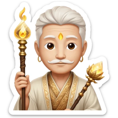 maestro zen mago magico sticker