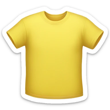 tshirt in YELLOW sticker