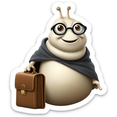 Gary the snail lawyer  sticker