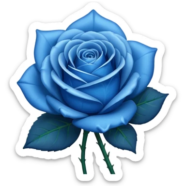 rosa azul emoji sticker