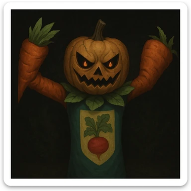 Avions manege du parc saint paul en emoji  rajoute et garde aspect terrifiante et rajoute leguman dessus   sticker