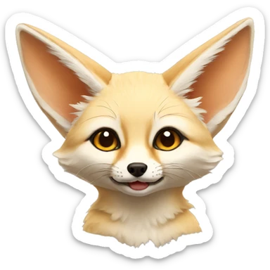 fennec fox sticker