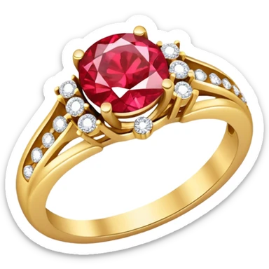 anillo de cumpleañera de 15 años sticker