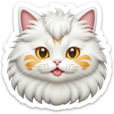 Cat farting sticker