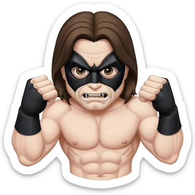 Ozzy Osbourne in a fist fight with Batman sticker