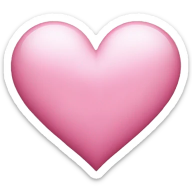 Pink heart  sticker