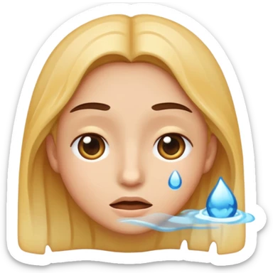 so like a sad face 🥺 and mix of this☺️ and this😔, like someone is sad because you ignore them but they have that cute smiley face with watery but not watery eyes and you cant say no to them, but make it classic emoji not woman or man emoji sticker