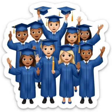 Tu deseo de conocimiento es tu lema. Ustedes son un grupo inteligente que siempre está buscando conocimientos
"recién salidos del horno" sticker