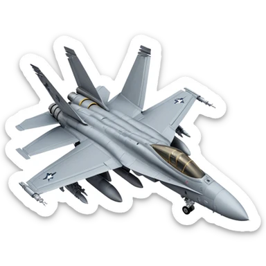 F/A-18 Hornet - McDonnell Douglas (Grey) sticker