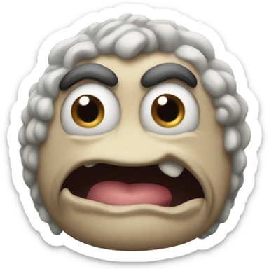 The most greedy creature  sticker