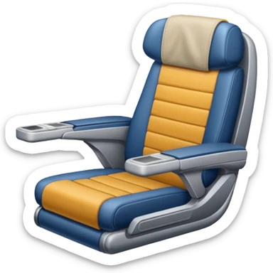first class plane seat sticker