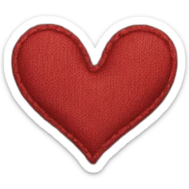 Jeans heart sticker