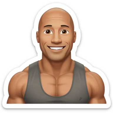 Dwayne The Rock Johnson sticker