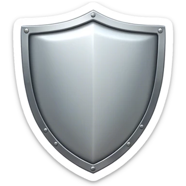 Simplistic Shield sticker